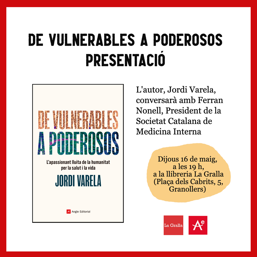 Presentació de "De vulnerables a poderosos" de Jordi Varela - Llibreria La Gralla | Llibreria online de Granollers
