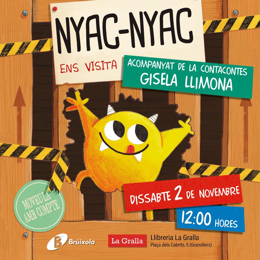 Ens visita el Nyac-Nyac + contacontes - Llibreria La Gralla | Llibreria online de Granollers