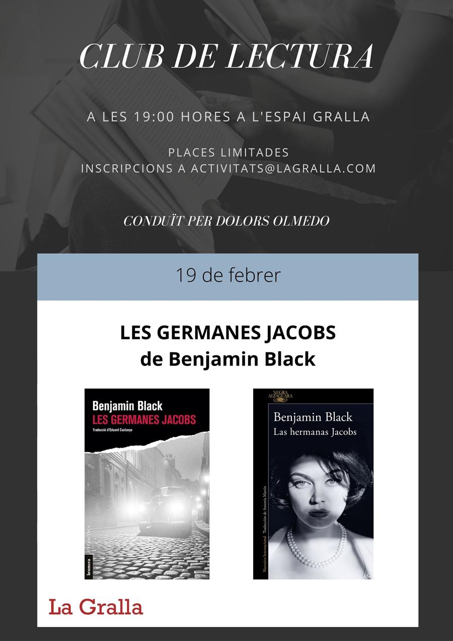 Club de lectura entorn "Les germanes Jacobs" - Llibreria La Gralla | Llibreria online de Granollers