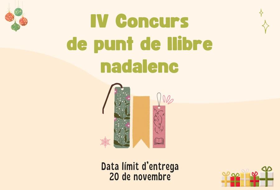 Límit d'entrega del concurs de punt de llibre nadalenc - Llibreria La Gralla | Llibreria online de Granollers