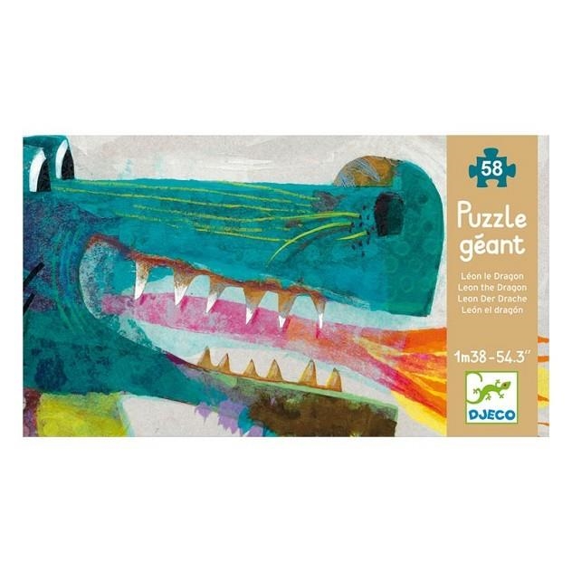 PUZZLE DJECO EL DRAGON LEON | 3070900071704 | DJEDJ07170 | Llibreria La Gralla | Librería online de Granollers