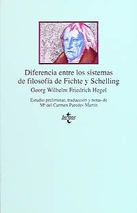 DIFERENCIA ENTRE LOS SISTEMAS DE FILOSOFIA DE FICH | 9788430918379 | HEGEL | Llibreria La Gralla | Llibreria online de Granollers