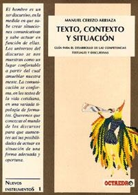 TEXTO,CONTEXTO Y SITUACION | 9788480630580 | MANUEL CEREZO ARRIAZA | Llibreria La Gralla | Llibreria online de Granollers