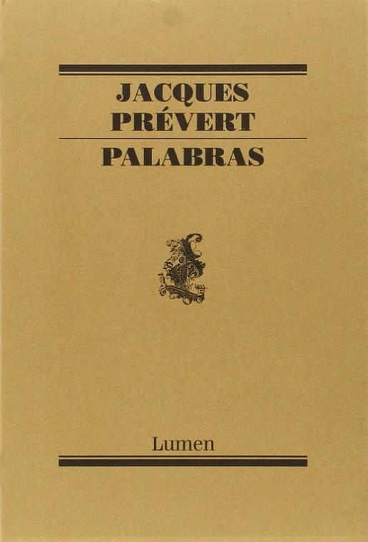 PALABRAS (POESIA) | 9788426427359 | PREVERT, JACQUES | Llibreria La Gralla | Llibreria online de Granollers