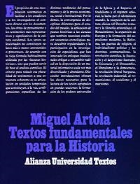 TEXTOS FUNDAMENTALES PARA LA HISTORIA | 9788420680095 | ARTOLA, MIGUEL | Llibreria La Gralla | Llibreria online de Granollers