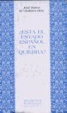 ESTA EL ESTADO ESPAÑOL EN QUIEBRA? | 9788474903676 | BAREA, JOSE | Llibreria La Gralla | Llibreria online de Granollers