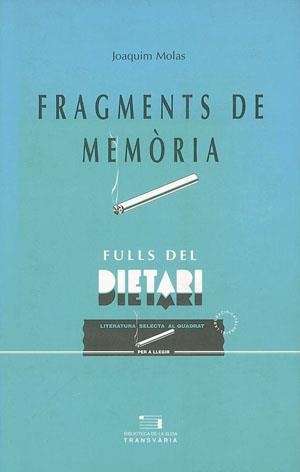 FRACMENTS DE MEMORIA | 9788479354114 | MOLAS, J. | Llibreria La Gralla | Llibreria online de Granollers