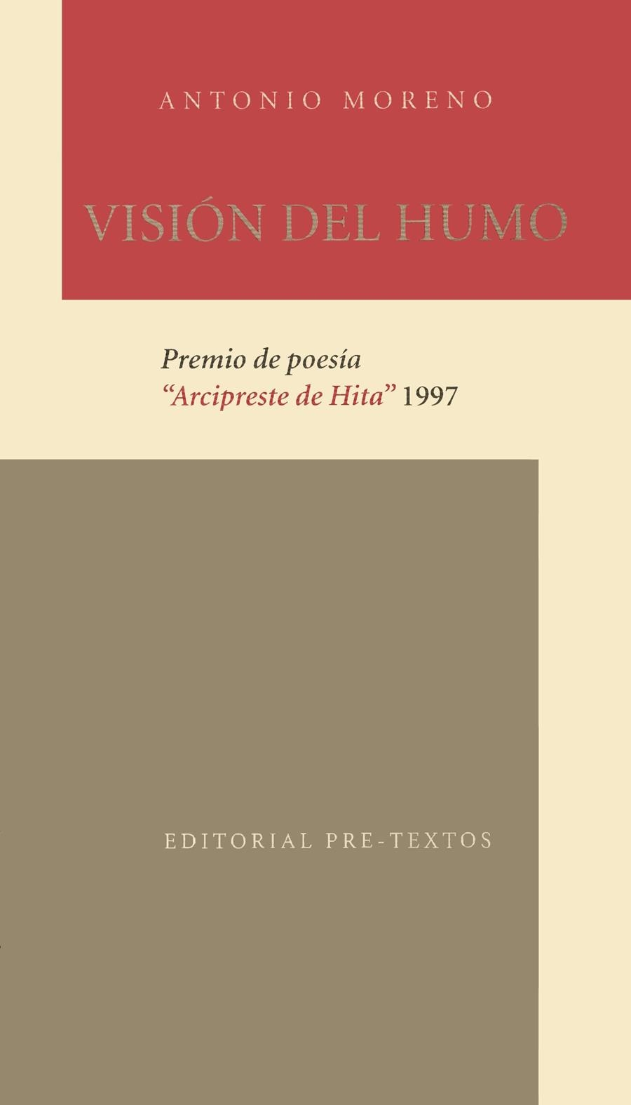 VISION DEL HUMO | 9788481911985 | MORENO, ANTONIO | Llibreria La Gralla | Llibreria online de Granollers