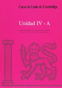 CURSO LATÍN UNIDAD IV-A | 9788474056921 | VARIOS AUTORES | Llibreria La Gralla | Llibreria online de Granollers