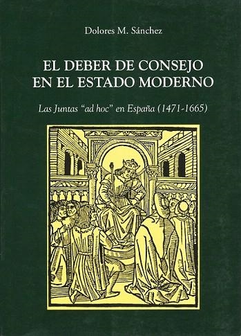 DEBER DE CONSEJO EN EL ESTADO MODERNO, EL | 9788486547202 | SÁNCHEZ GONZÁLEZ, MARÍA DOLORES | Llibreria La Gralla | Llibreria online de Granollers