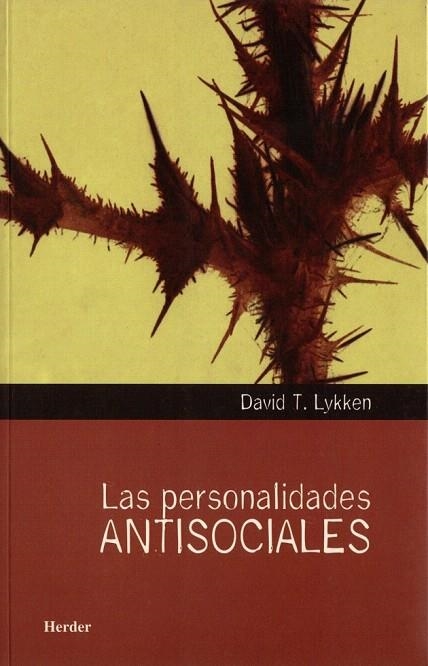 PERSONALIDADES ANTISOCIALES, LAS | 9788425421143 | LYKKEN, DAVID T | Llibreria La Gralla | Llibreria online de Granollers