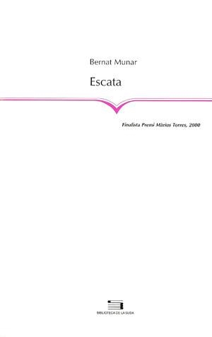 ESCATA (BIBLIOTECA DE LA SUDA 48) | 9788479357788 | MUNAR, BERNAT | Llibreria La Gralla | Llibreria online de Granollers