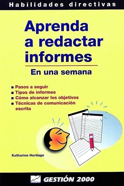 APRENDA A REDACTAR INFORMES EN UNA SEMANA (HABILIDADES DIRE) | 9788480886581 | HERITAGE, KATHARINE | Llibreria La Gralla | Llibreria online de Granollers