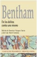 DE LOS DELITOS CONTRA UNO MISMO (CLASICOS PENSAMIENTO 21) | 9788497420389 | BENTHAM | Llibreria La Gralla | Llibreria online de Granollers