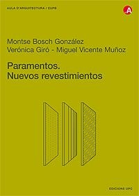 PARAMENTOS NUEVOS REVESTIMIENTOS | 9788483015377 | BOSCH GONZALEZ, MONTSE | Llibreria La Gralla | Llibreria online de Granollers