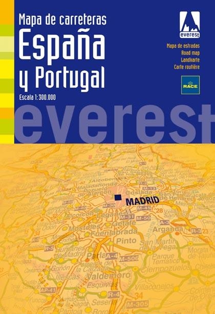 ESPAÑA Y PORTUGAL (MAPA 1:300.000) | 9788424102005 | CARTOGRAFÍA EVEREST | Llibreria La Gralla | Llibreria online de Granollers