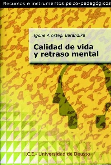 CALIDAD DE VIDA Y RETRASO MENTAL | 9788427124868 | AROSTEGI BARANDIKA, IGONE | Llibreria La Gralla | Llibreria online de Granollers