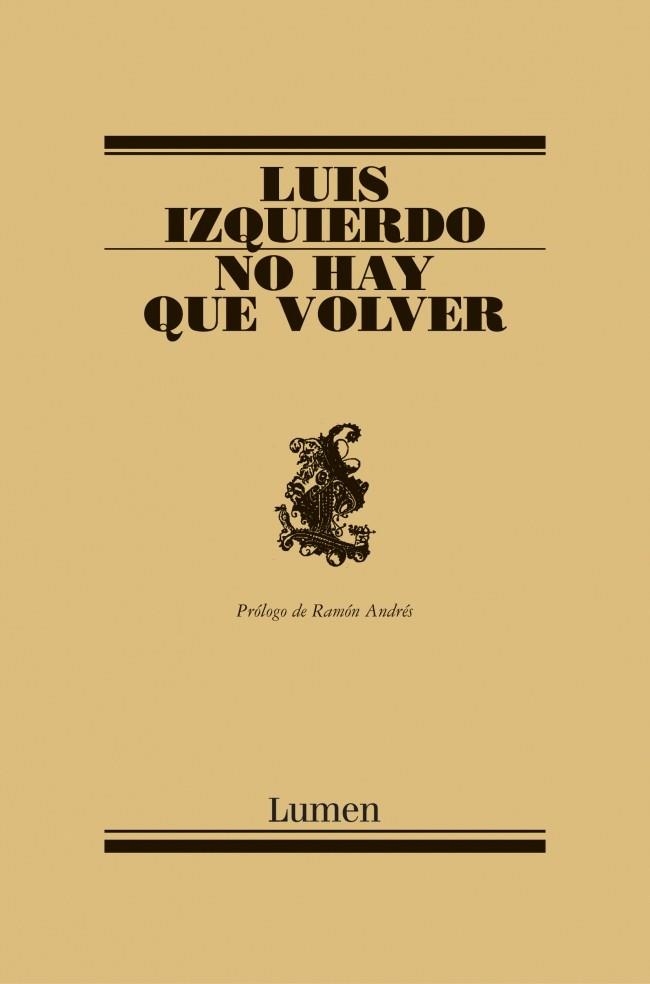 NO HAY QUE VOLVER (POESIA 143) | 9788426413581 | IZQUIERDO, LUIS | Llibreria La Gralla | Llibreria online de Granollers