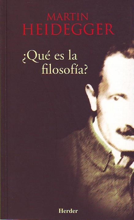 QUE ES LA FILOSOFIA | 9788425423123 | HEIDEGGER, MARTIN | Llibreria La Gralla | Llibreria online de Granollers