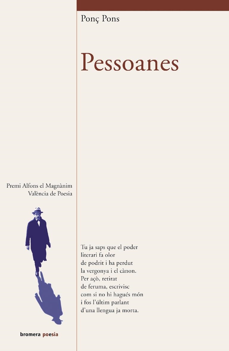 PESSOANES (POESIA 58) | 9788476608241 | PONS, PONÇ | Llibreria La Gralla | Llibreria online de Granollers