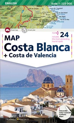 COSTA BLANCA MAP ESC:1/225000 (ENGLISH) | 9788484781332 | VARIOS AUTORES | Llibreria La Gralla | Llibreria online de Granollers