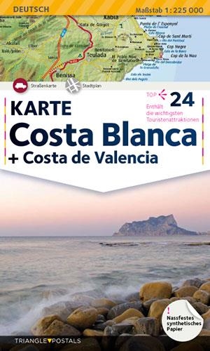 COSTA BLANCA LANDKARTE ESC:1/225000 (DEUTSCHE) | 9788484781349 | VARIOS AUTORES | Llibreria La Gralla | Llibreria online de Granollers