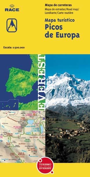 PICOS DE EUROPA MAPA TURISTICO RACE 1:50 000 | 9788424136185 | CARTOGRAFÍA EVEREST | Llibreria La Gralla | Llibreria online de Granollers