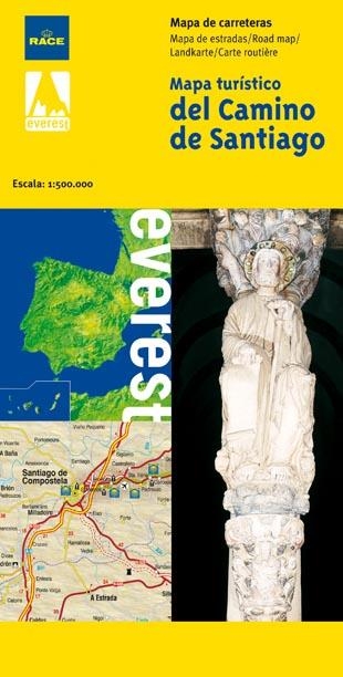 CAMINO DE SANTIAGO, EL (TURISMO EVEREST) 1:500 000 | 9788424102852 | CARTOGRAFÍA EVEREST | Llibreria La Gralla | Librería online de Granollers