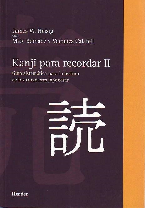 KANJI PARA RECORDAR II | 9788425423734 | HEISIG, JAMES W. | Llibreria La Gralla | Llibreria online de Granollers