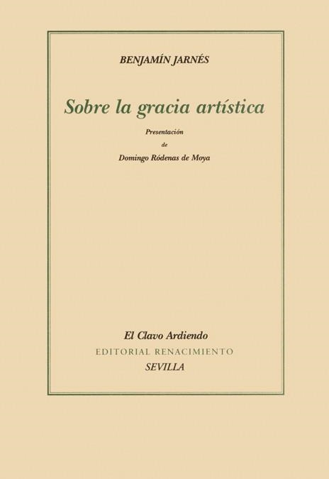 SOBRE LA GRACIA ARTISITICA | 9788484721611 | JARNES, BENJAMIN | Llibreria La Gralla | Llibreria online de Granollers