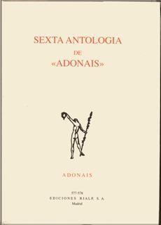 SEXTA ANTOLOGIA DE ADONAIS | 9788432135231 | ADONAIS | Llibreria La Gralla | Llibreria online de Granollers