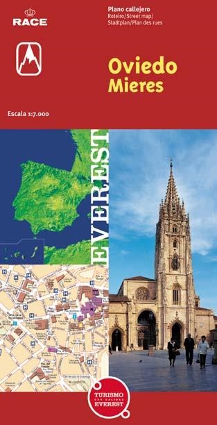 OVIEDO MIERES PLANO CALLEJERO 1:7.000 | 9788424102999 | CARTOGRAFÍA EVEREST | Llibreria La Gralla | Llibreria online de Granollers