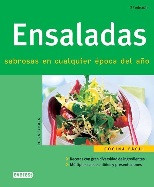 ENSALADAS SABROSAS EN CUALQUIER EPOCA DEL AÑO | 9788424117047 | SCHURK, PETRA | Llibreria La Gralla | Llibreria online de Granollers