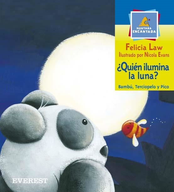 QUIEN ILUMINA LA LUNA? BAMBU, TERCIOPELO Y PICO | 9788424116378 | LAW, FELICIA/ EVANS,N.(IL·L) | Llibreria La Gralla | Llibreria online de Granollers