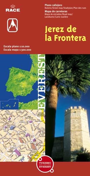 JEREZ DE LA FRONTERA. PLANO CALLEJERO/MAPA DE CARRETERAS 1:1 | 9788424104313 | CARTOGRAFÍA EVEREST | Llibreria La Gralla | Librería online de Granollers