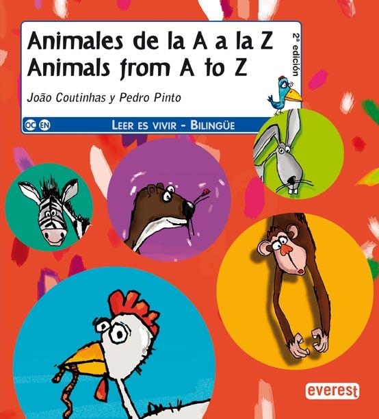 ANIMALES DE LA A A LA Z / ANIMALS FROM A TO Z (BILINGUE) | 9788424183349 | COUTINHAS, JOAO / PINTO, PEDRO | Llibreria La Gralla | Llibreria online de Granollers