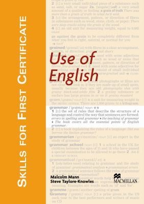 SKILLS FOR FIRST CERTIFICATE. USE OF ENGLISH STUDENT'S BOOK | 9781405017510 | MANN, MALCOM/TAYLORE-KNOWLES, STEVE | Llibreria La Gralla | Llibreria online de Granollers