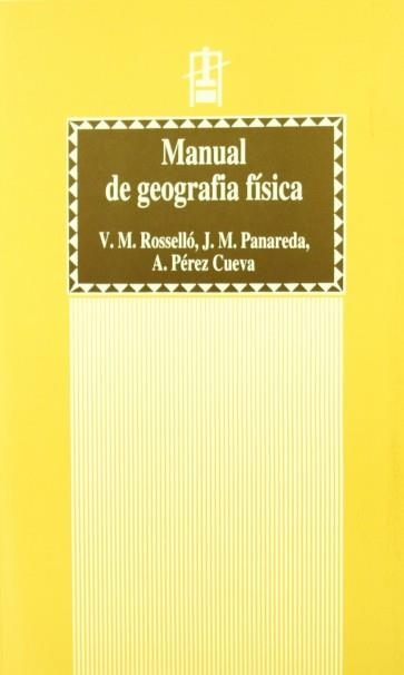 MANUAL DE GEOGRAFIA FISICA | 9788437034669 | ROSSELLO, V.M. I D'ALTRES | Llibreria La Gralla | Llibreria online de Granollers