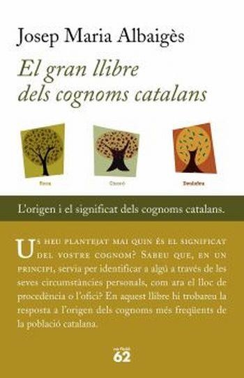 GRAN LLIBRE DELS COGNOMS CATALANS, EL | 9788429756661 | ALBAIGES, JOSEP MARIA | Llibreria La Gralla | Llibreria online de Granollers