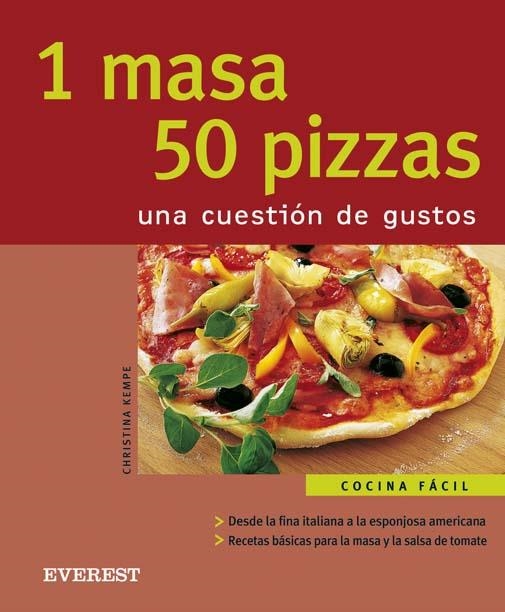 1 MASA 50 PIZZAS (COCINA FACIL) | 9788424117665 | KEMPE, CHRISTINA | Llibreria La Gralla | Llibreria online de Granollers