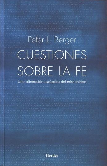 CUESTIONES SOBRE LA FE | 9788425424175 | BERGER, PETER L. | Llibreria La Gralla | Llibreria online de Granollers