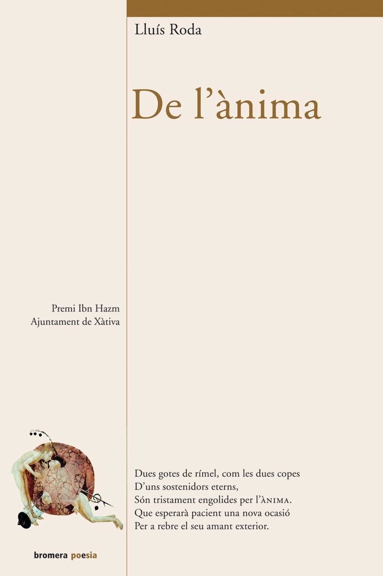 DE L'ANIMA (POESIA 68 - PREMI IBN HAZM) | 9788498240948 | RODA, LLUIS | Llibreria La Gralla | Llibreria online de Granollers