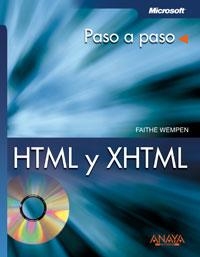HTML Y XHTML PASO A PASO | 9788441520950 | WEMPEN, FAITHE | Llibreria La Gralla | Librería online de Granollers