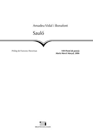 SAULO | 9788497793957 | VIDAL I BONAFONT, AMADEU | Llibreria La Gralla | Librería online de Granollers