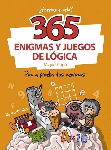 365 ENIGMAS Y JUEGOS DE LÓGICA | 9788484412267 | CAPO, MIQUEL | Llibreria La Gralla | Llibreria online de Granollers