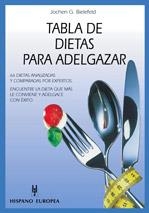 TABLA DE DIETAS PARA ADELGAZAR | 9788425514173 | BIELEFELD, JOCHEN G. | Llibreria La Gralla | Llibreria online de Granollers