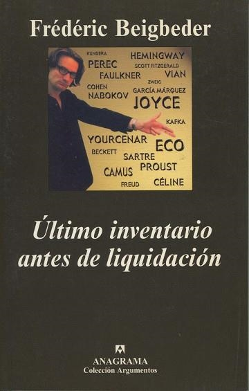 ULTIMO INVENTARIO ANTES DE LIQUIDACION | 9788433961815 | BEIGBEDER, FREDERIC | Llibreria La Gralla | Llibreria online de Granollers