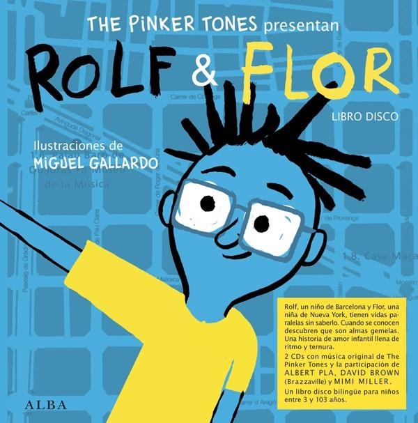 ROLF & FLOR. LIBRO DISCO (BILINGÜE) | 9788484287889 | THE PINKER TONES / GALLARDO, MIGUEL (IL) | Llibreria La Gralla | Llibreria online de Granollers