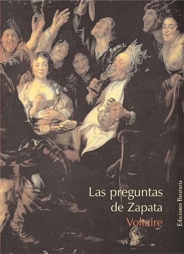 PREGUNTAS DE ZAPATA, LAS | 9788495764317 | VOLTAIRE | Llibreria La Gralla | Librería online de Granollers