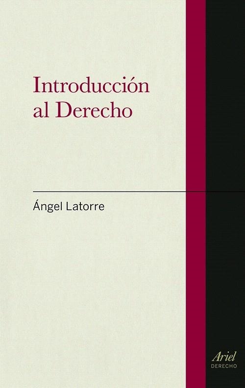 INTRODUCCIÓN AL DERECHO | 9788434470637 | LATORRE, ANGEL | Llibreria La Gralla | Librería online de Granollers